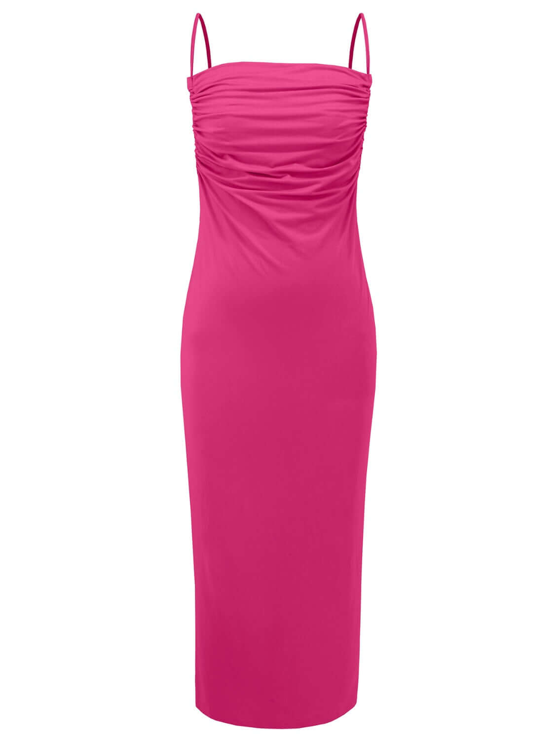 Backless Cowl Neck Cami Dress