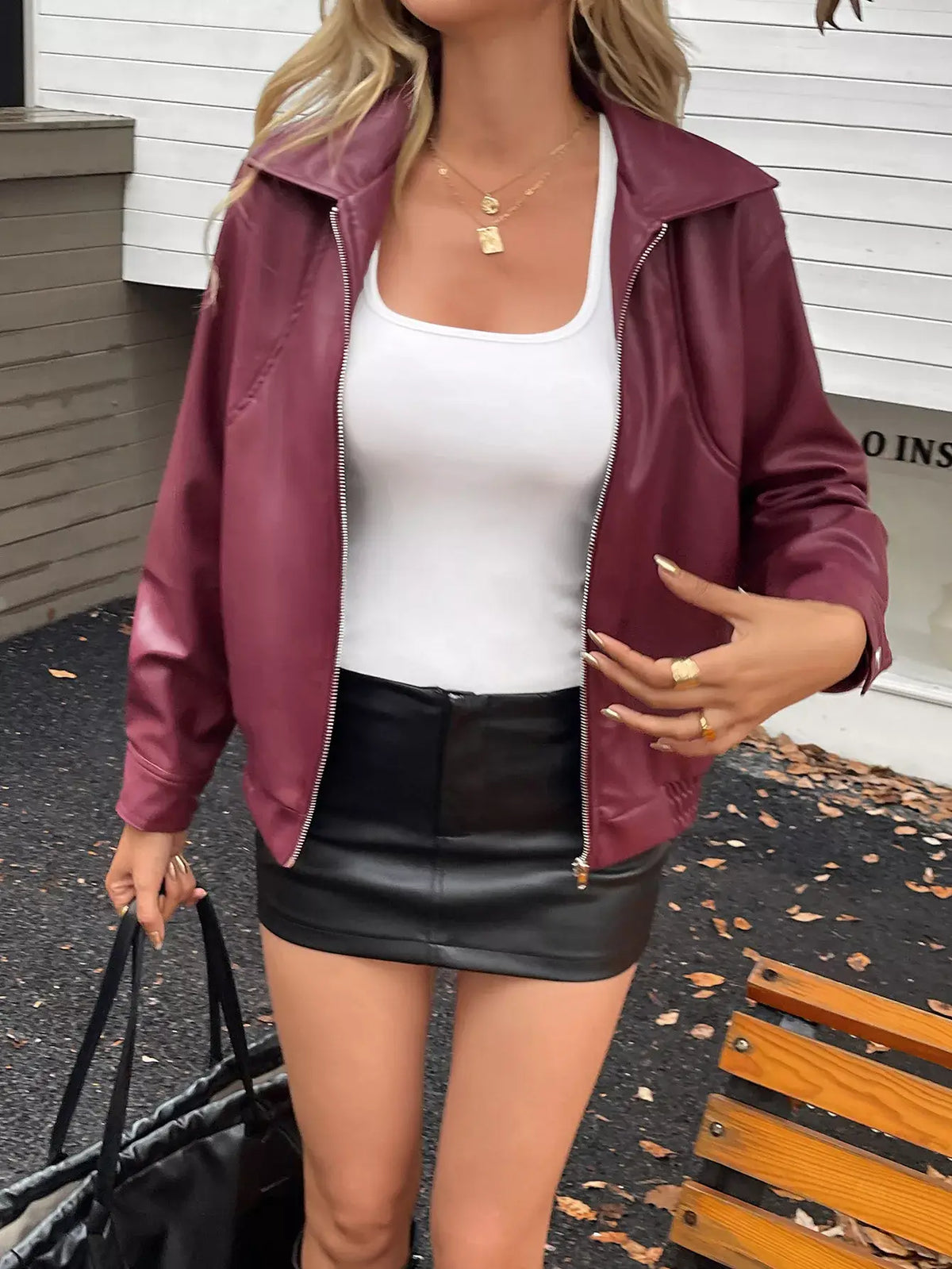 Zip-Up Long Sleeve Jacket