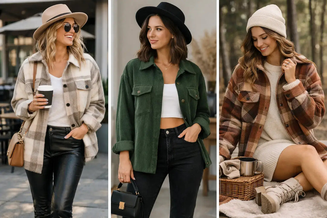 12 Women's Shacket Outfit Ideas for Every Plan