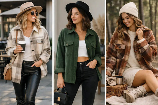12 Women's Shacket Outfit Ideas for Every Plan