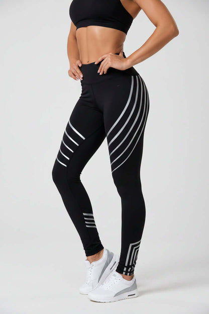 Printed Slim-Fit Workout Leggings