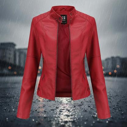 Women's Classic Leather Jacket