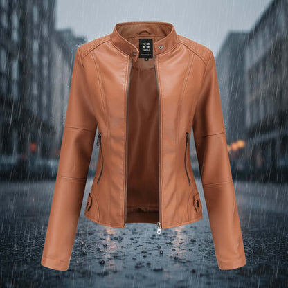 Women's Classic Leather Jacket