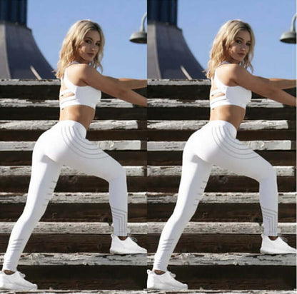 Printed Slim-Fit Workout Leggings
