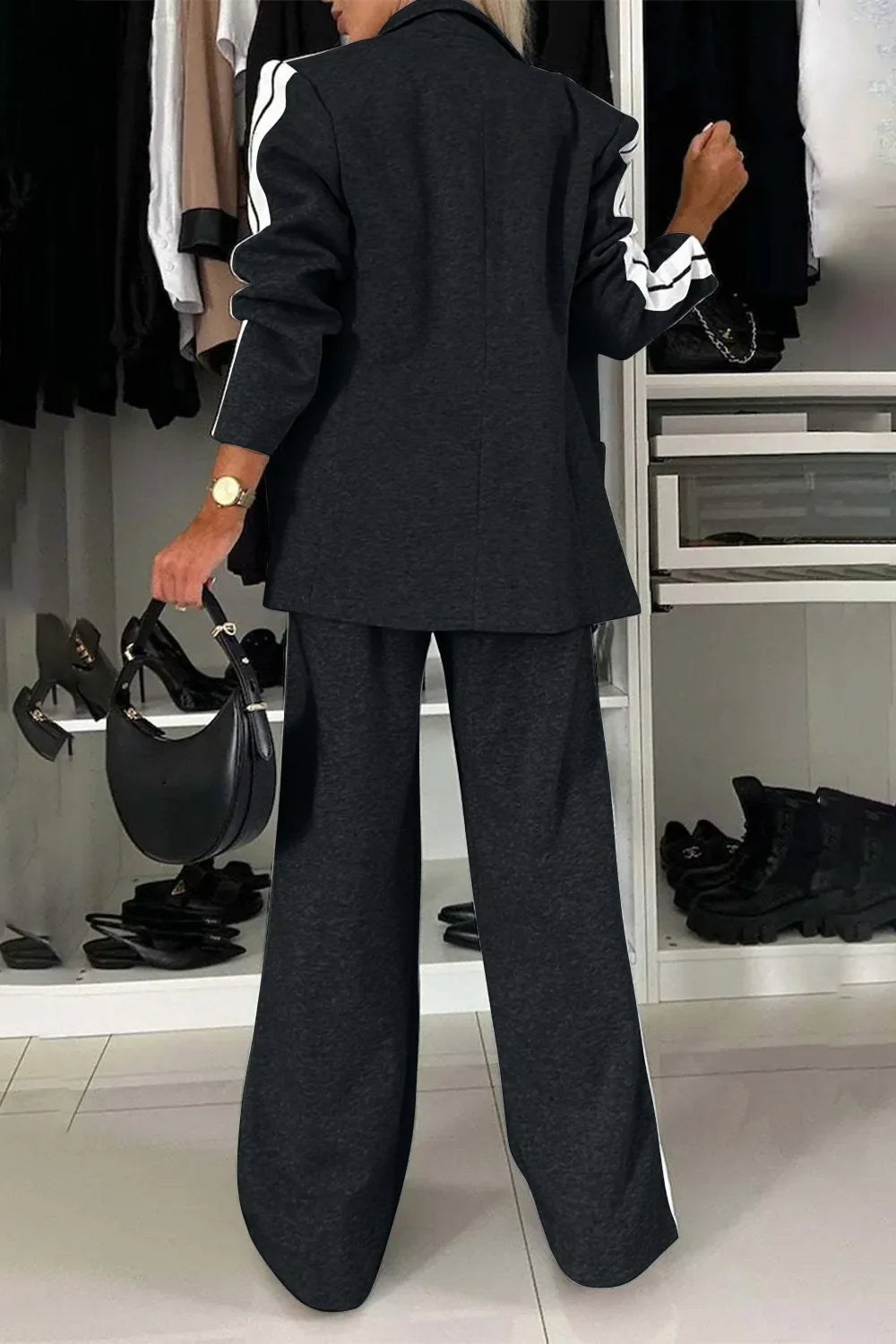 Women’s Buttoned Two-Piece Set