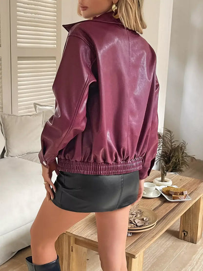 Zip-Up Long Sleeve Jacket