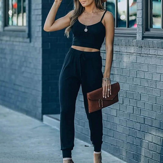 Women’s Ribbed Two-Piece Lounge Set