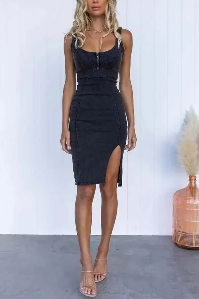 Y2K Bodycon Tank Dress