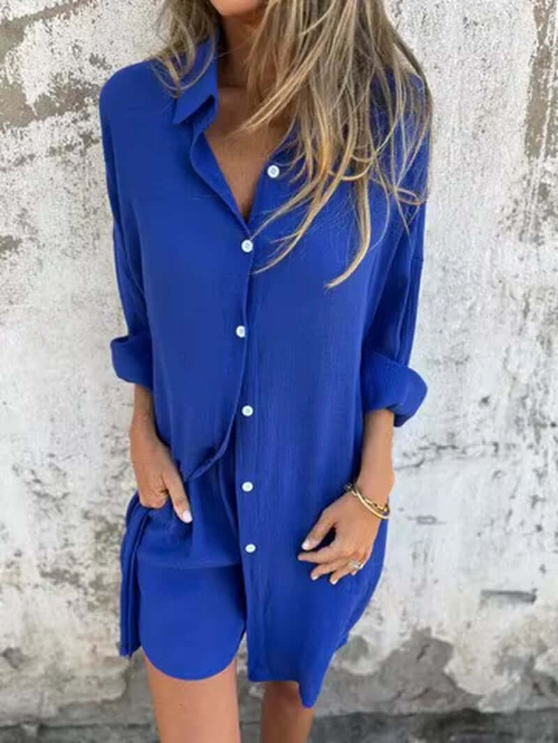 Cotton Linen Two-Piece Set