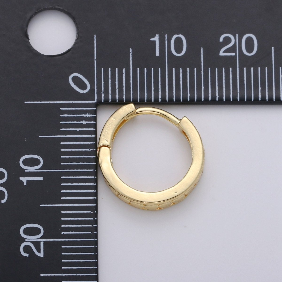 24K Vermeil Gold Huggie Earrings
