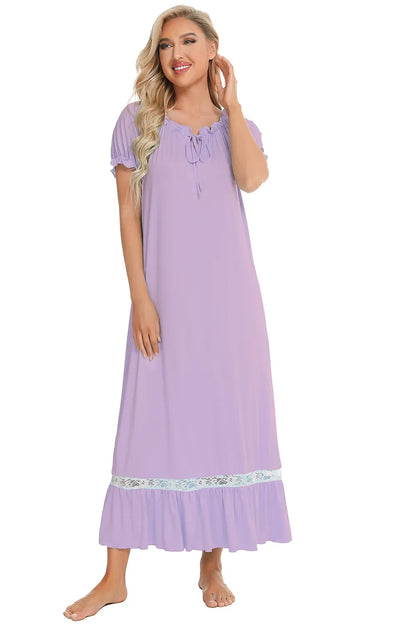 Lace Detail Lounge Dress
