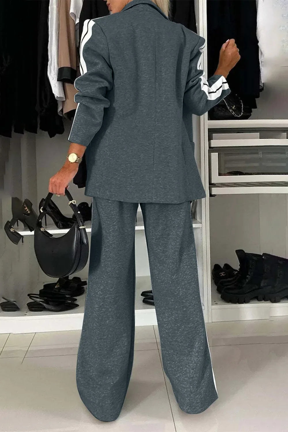 Women’s Buttoned Two-Piece Set