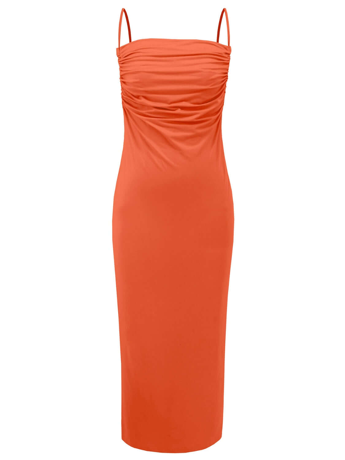 Backless Cowl Neck Cami Dress