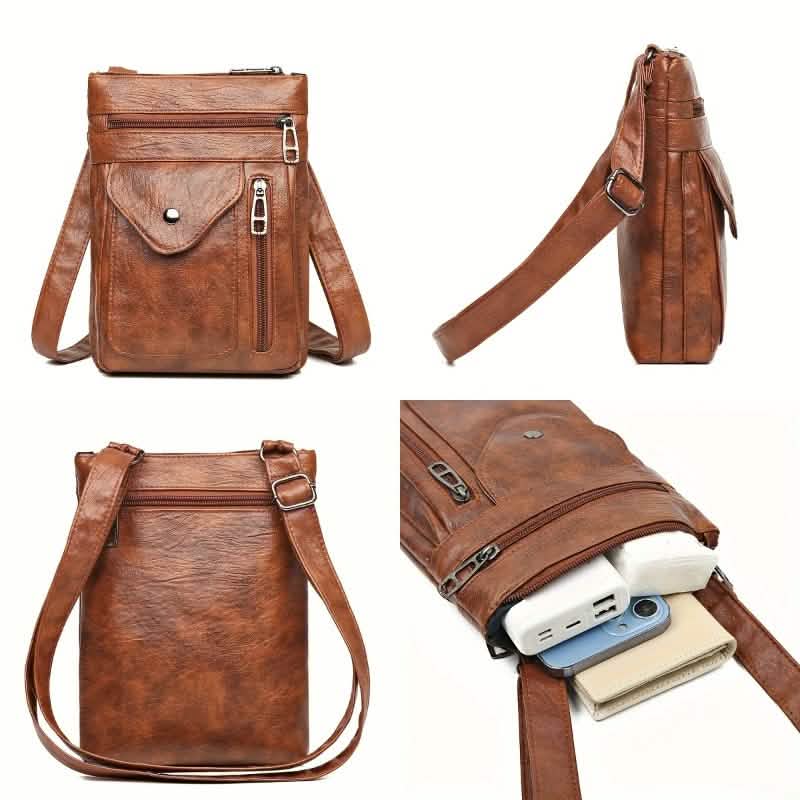 Women’s Vintage PVC Crossbody Bag