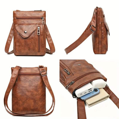 Women’s Vintage PVC Crossbody Bag