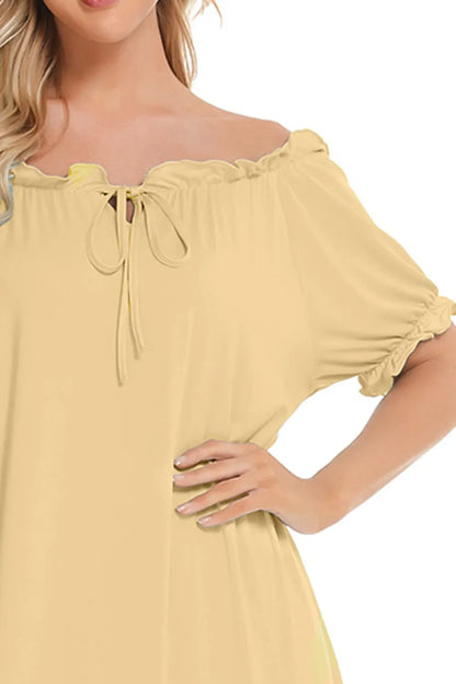 Lace Detail Lounge Dress