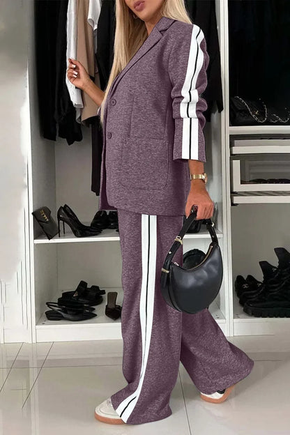 Women’s Buttoned Two-Piece Set