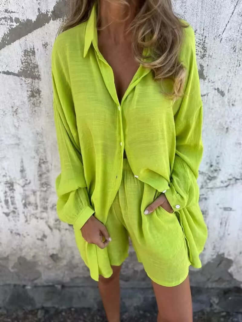 Cotton Linen Two-Piece Set