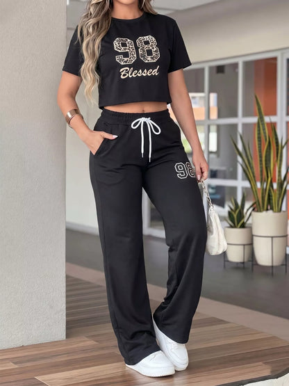 Women’s Drawstring Two-Piece Set