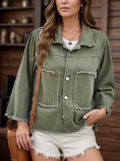 Women’s Distressed Denim Jacket