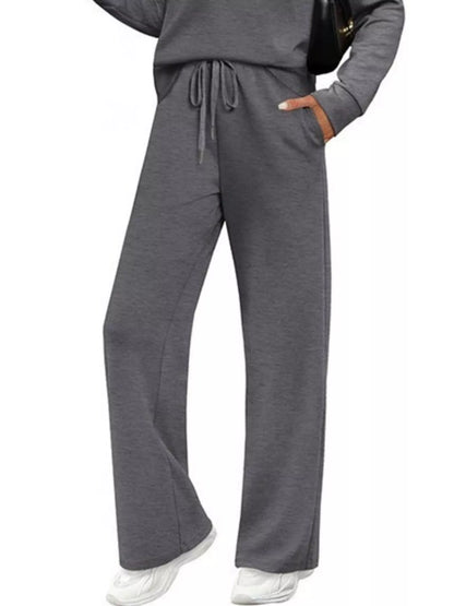 Plus Size Long Sleeve Two-Piece Set