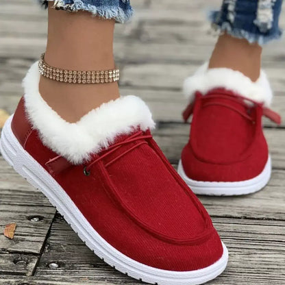 Cozy Plush-Lined Slip-On Flats