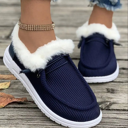 Cozy Plush-Lined Slip-On Flats