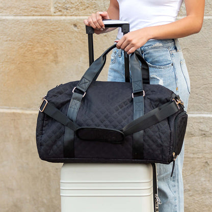 Quilted Travel Weekender Bag