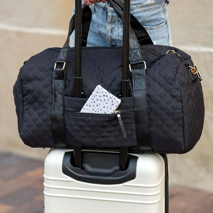 Quilted Travel Weekender Bag