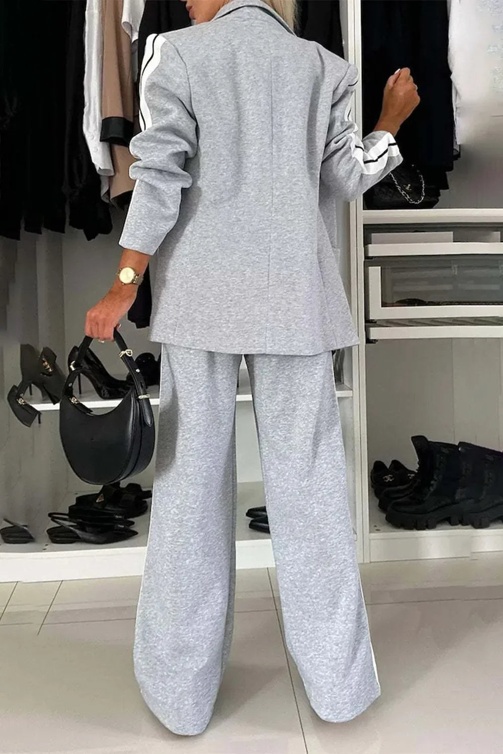 Women’s Buttoned Two-Piece Set