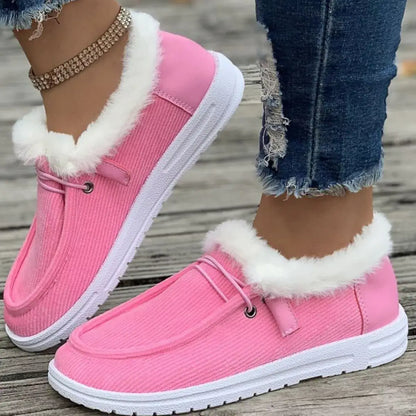 Cozy Plush-Lined Slip-On Flats