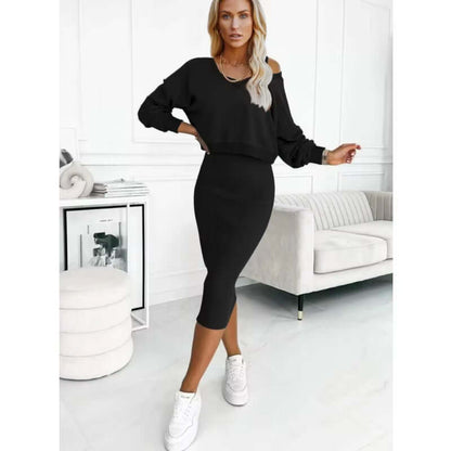 Two Piece-Set Knit Dress