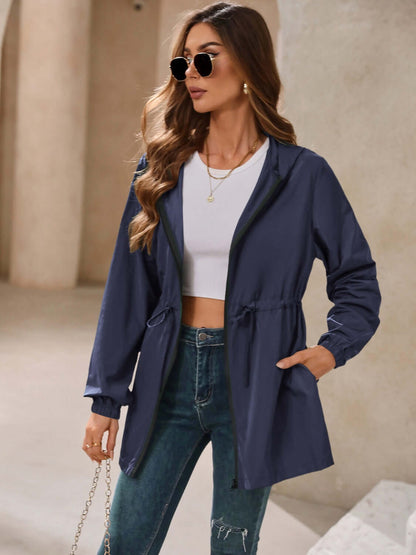 Waterproof Hooded Windbreaker Jacket