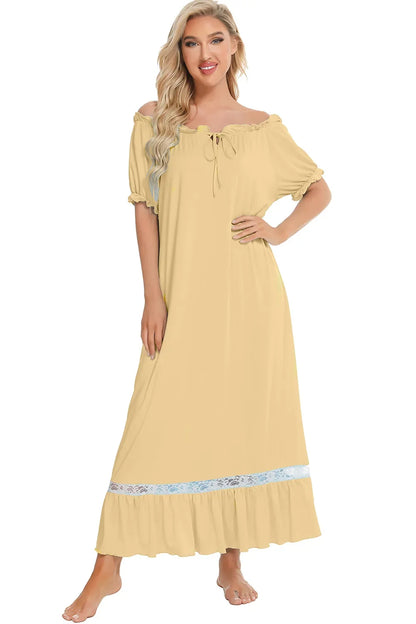 Lace Detail Lounge Dress