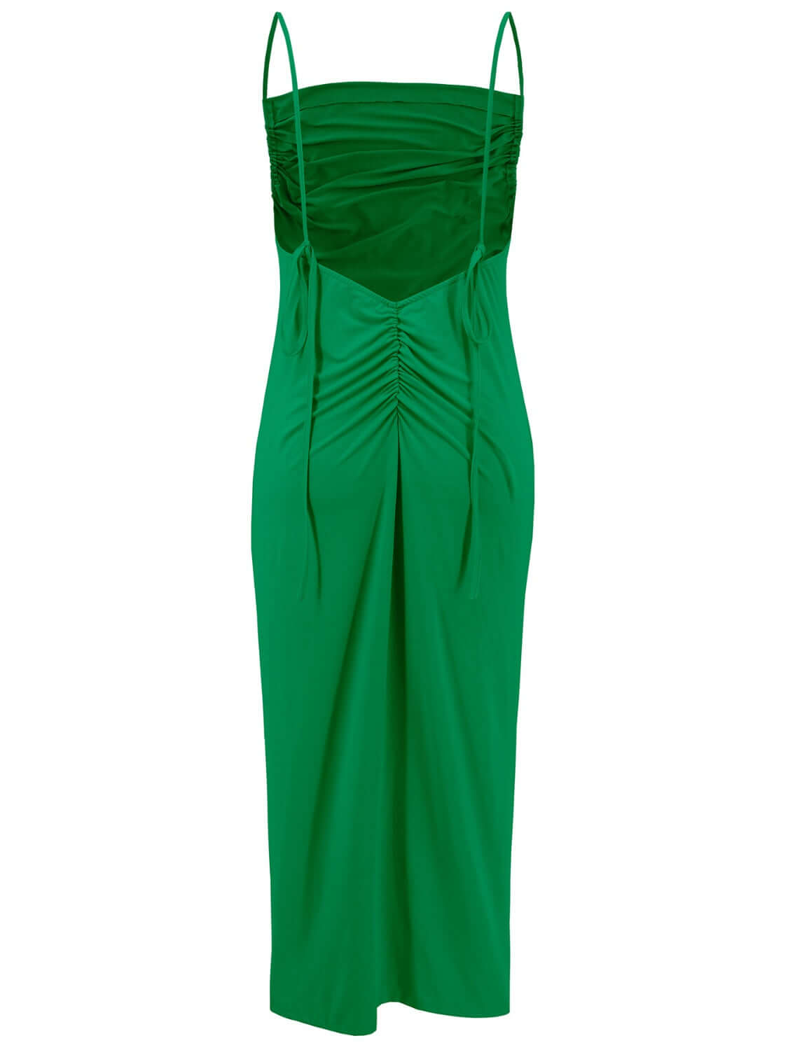 Backless Cowl Neck Cami Dress