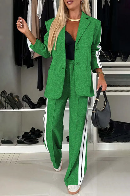 Women’s Buttoned Two-Piece Set