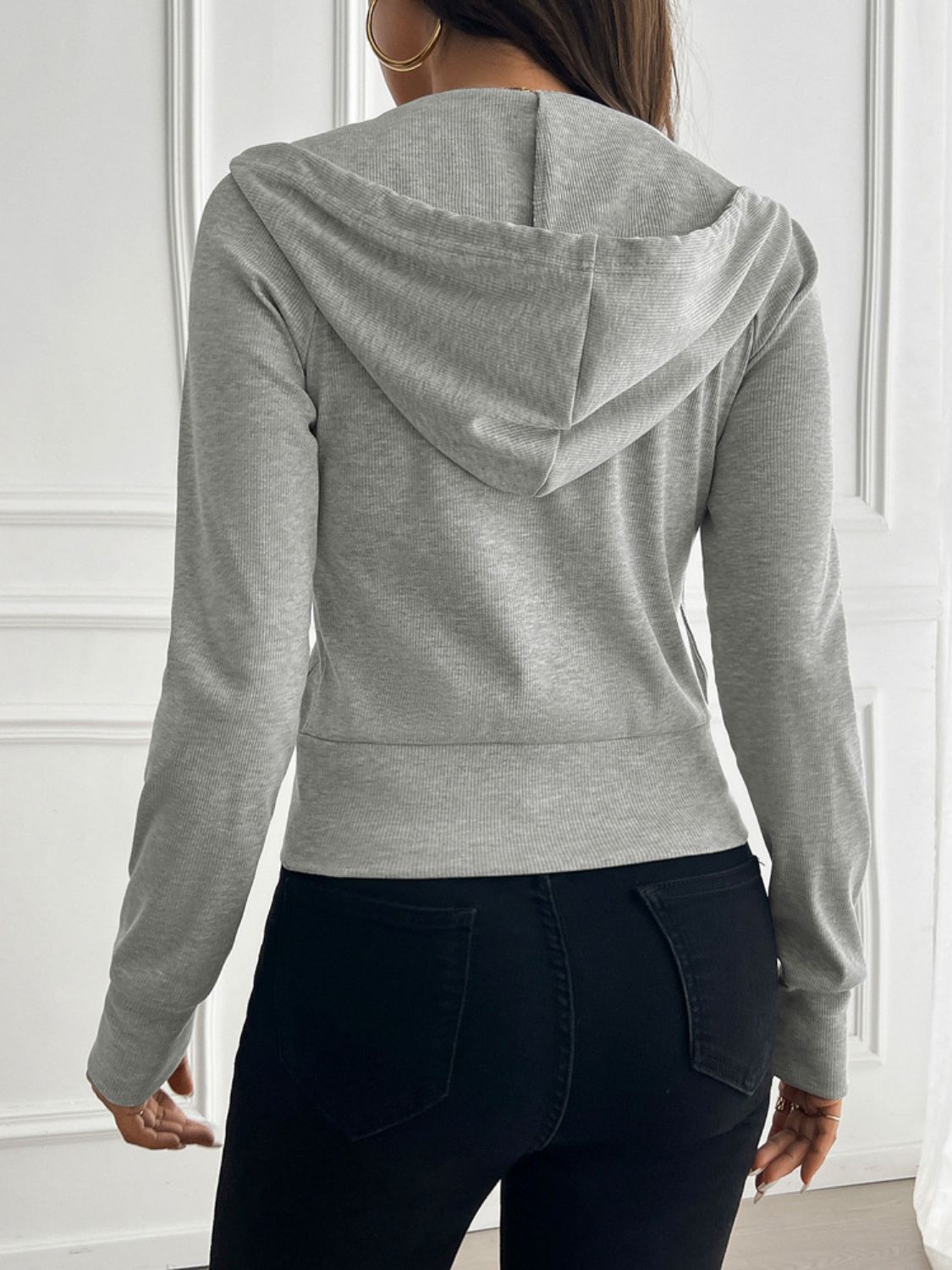 Devine Zip-Up Hooded Outerwear