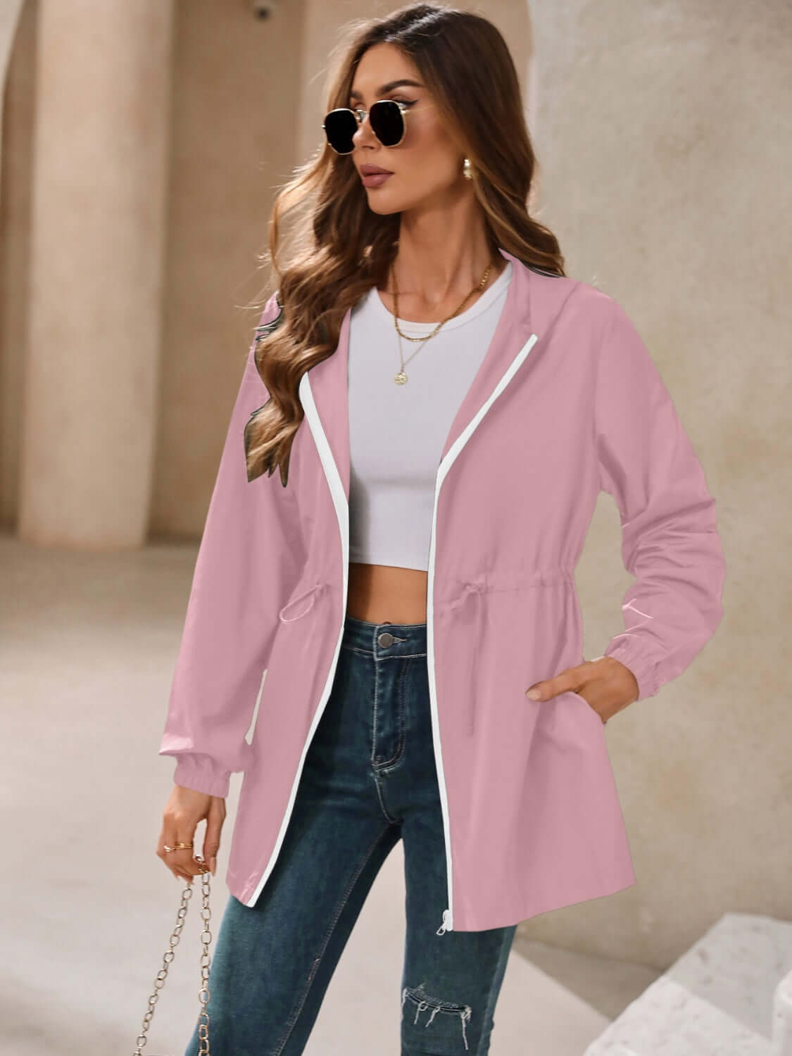 Waterproof Hooded Windbreaker Jacket