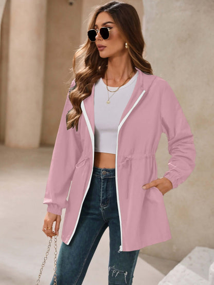 Waterproof Hooded Windbreaker Jacket