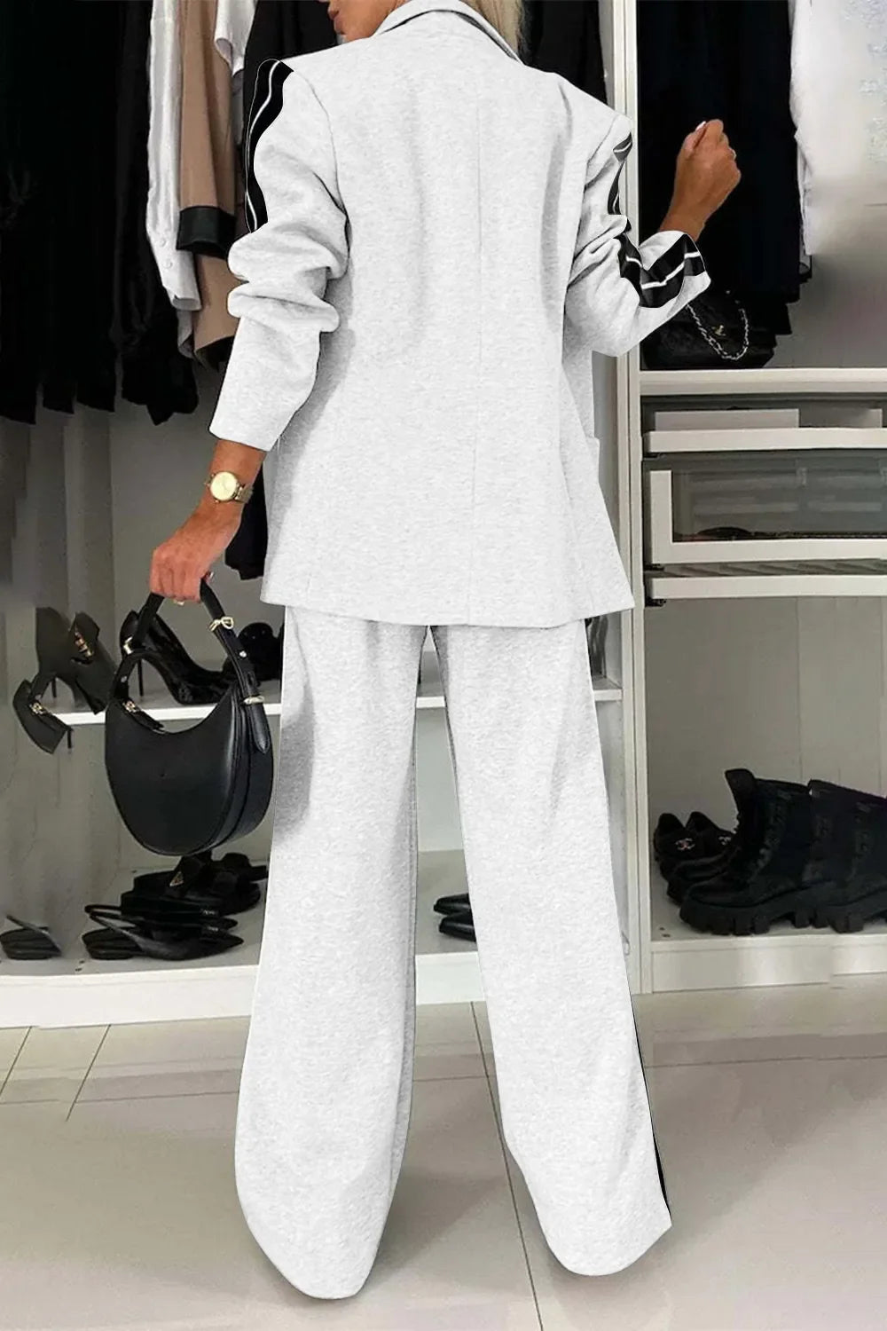 Women’s Buttoned Two-Piece Set