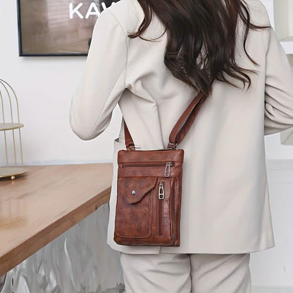 Women’s Vintage PVC Crossbody Bag