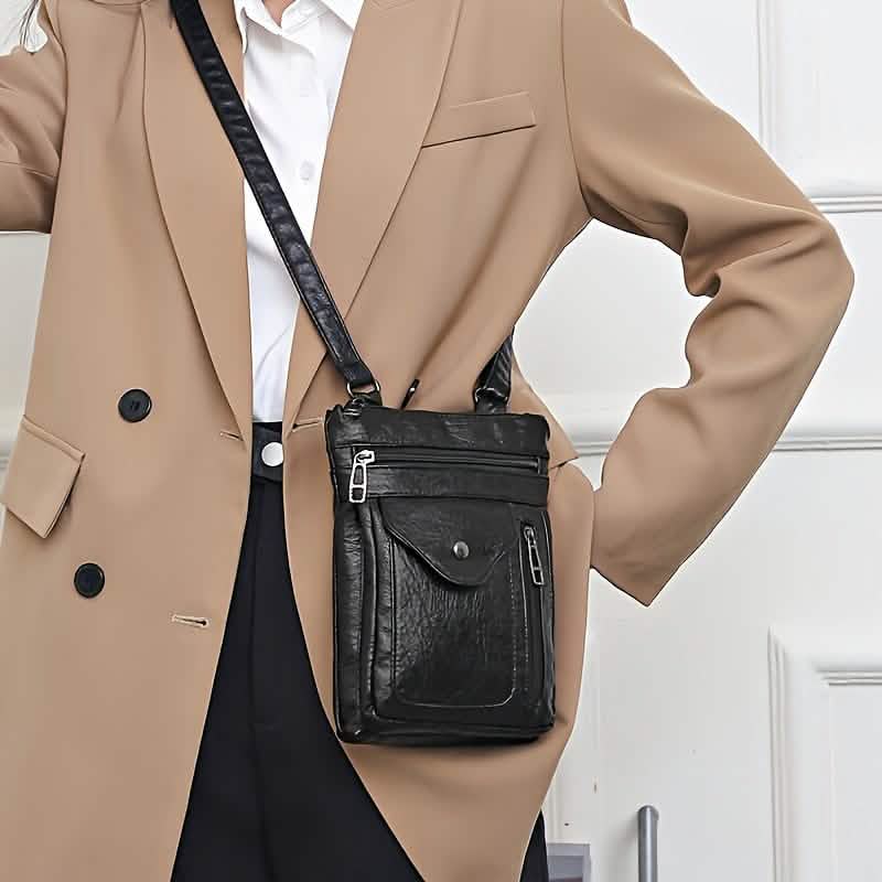 Women’s Vintage PVC Crossbody Bag