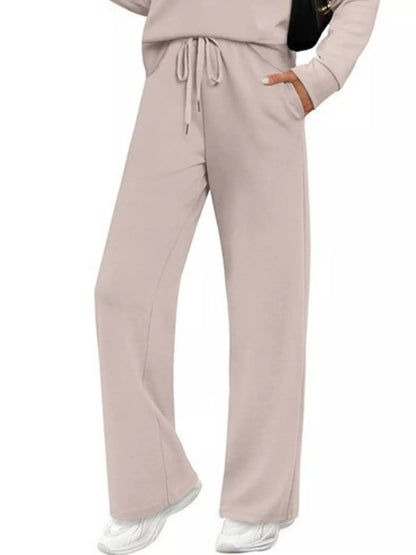 Plus Size Long Sleeve Two-Piece Set