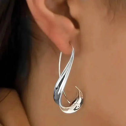 925 Sterling Silver Antique Hook Earrings