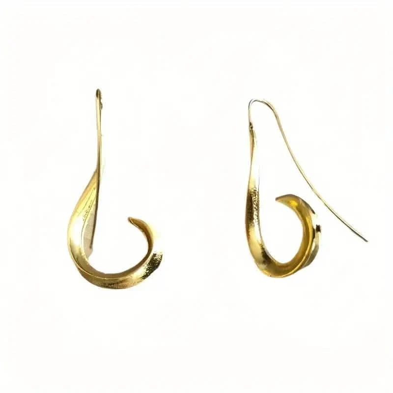 925 Sterling Silver Antique Hook Earrings