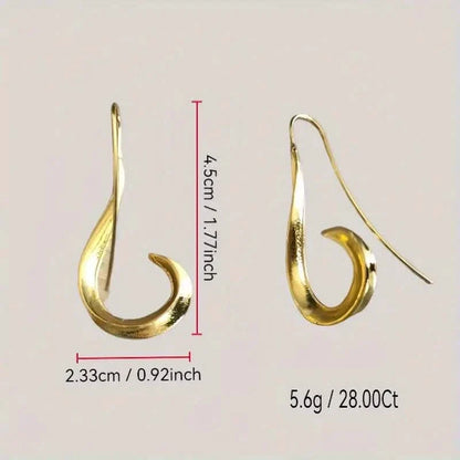 925 Sterling Silver Antique Hook Earrings