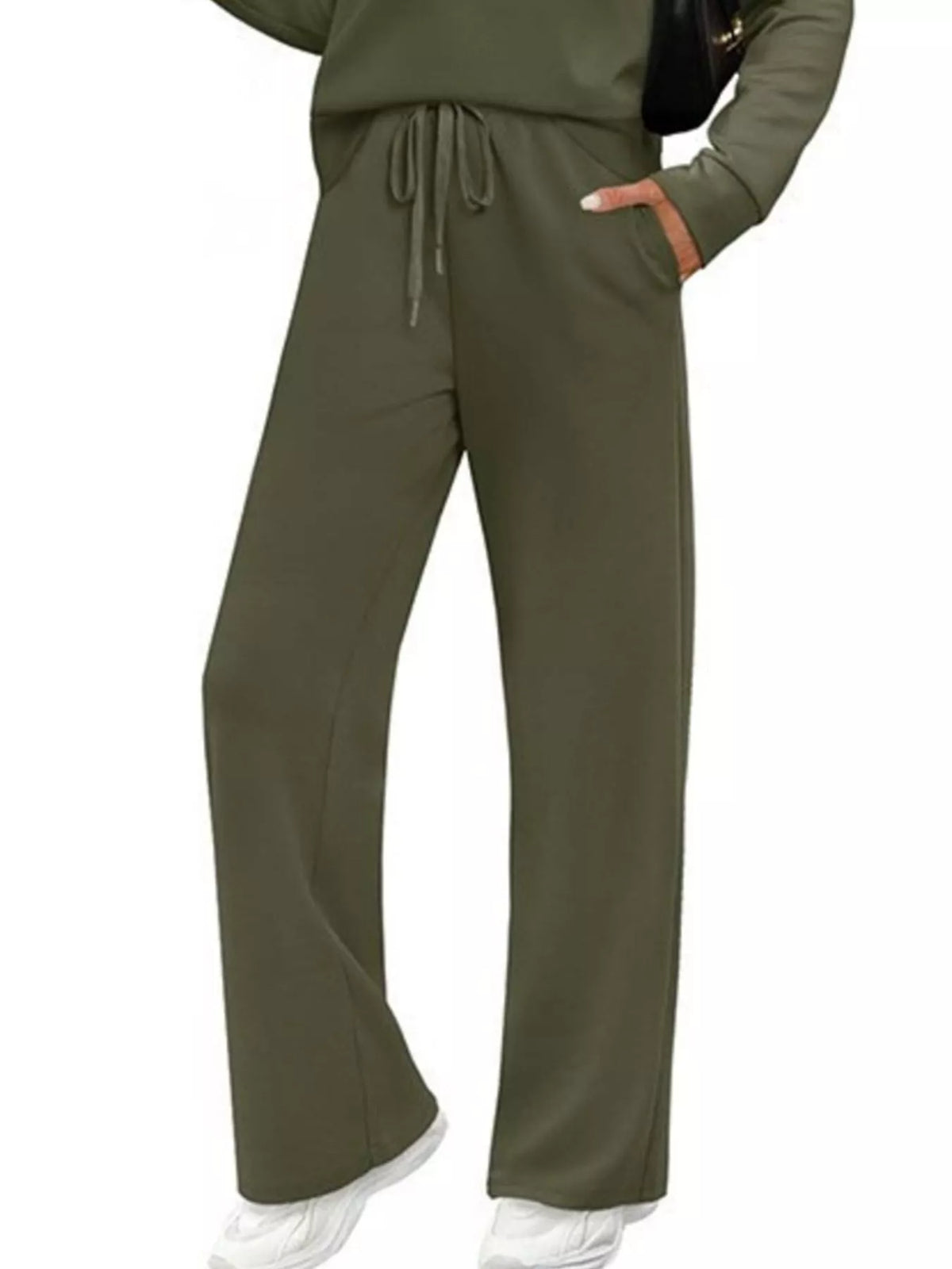 Plus Size Long Sleeve Two-Piece Set