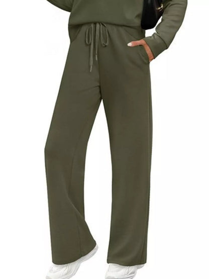 Plus Size Long Sleeve Two-Piece Set