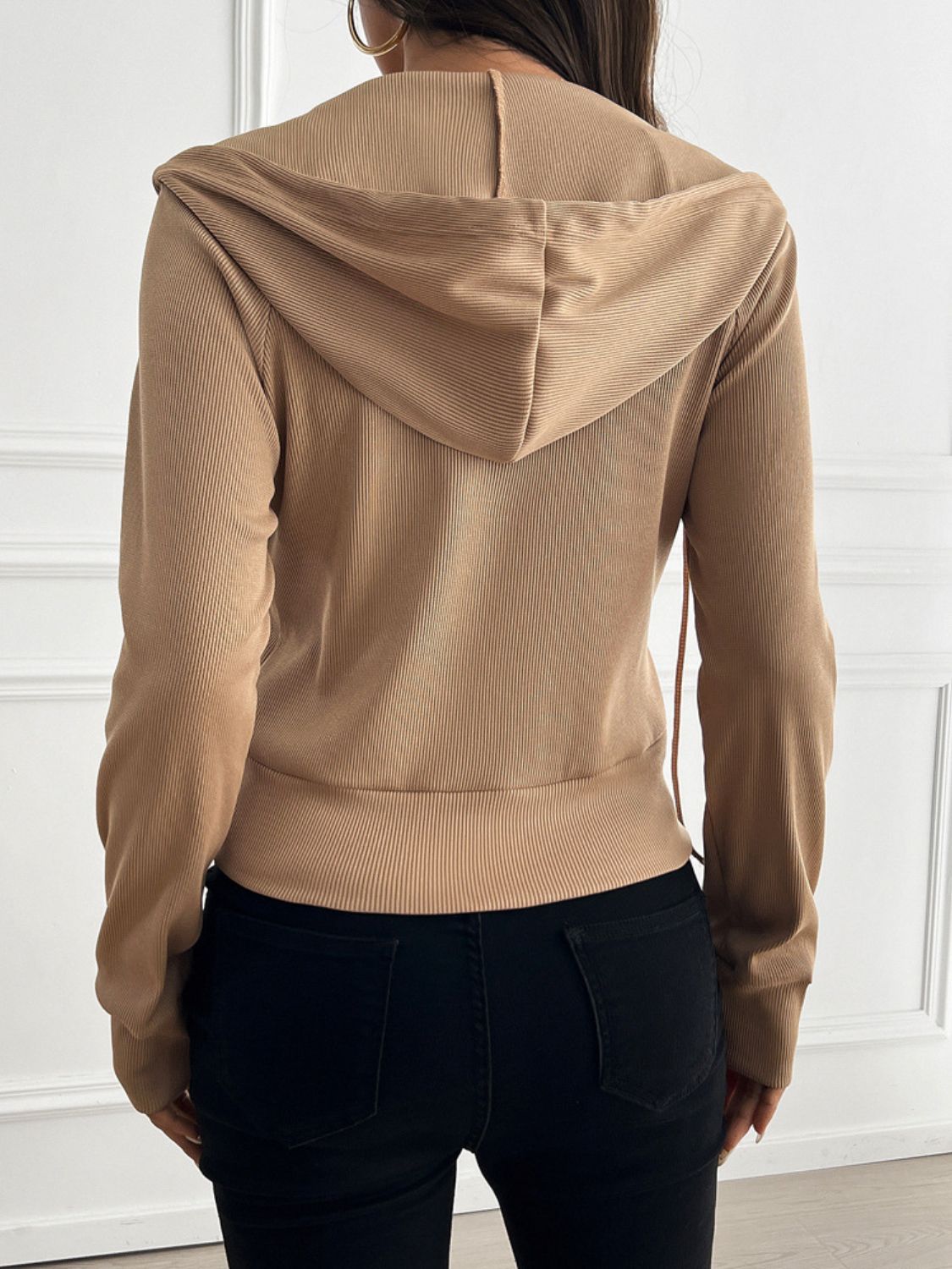 Devine Zip-Up Hooded Outerwear
