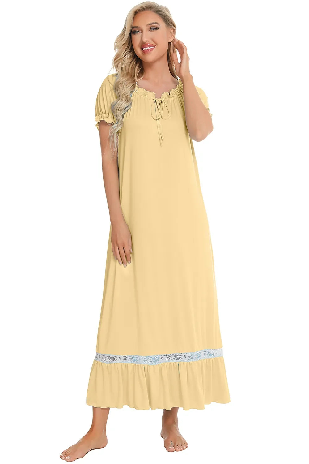 Lace Detail Lounge Dress